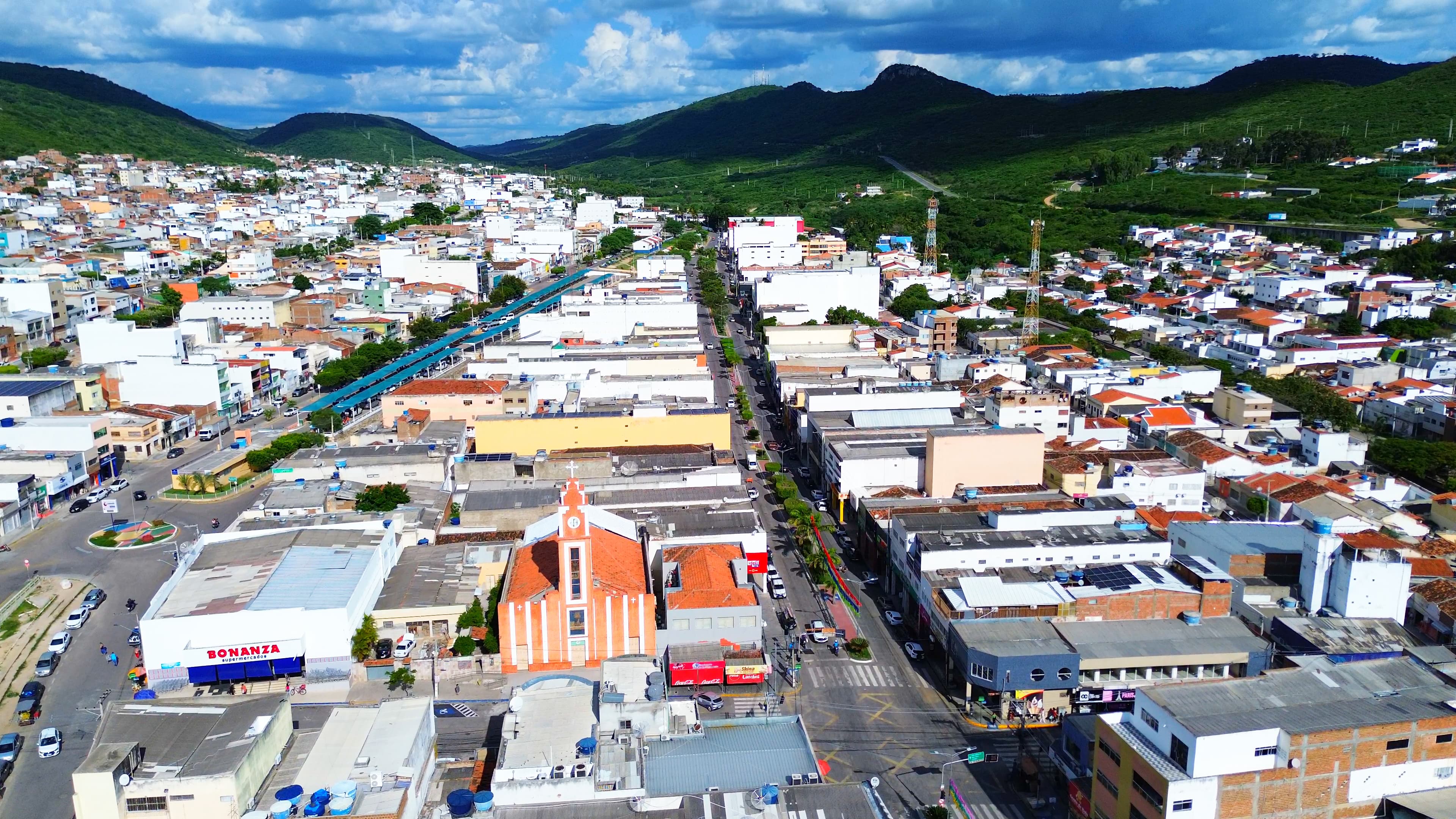 Vista panoramica da cidade de Arcoverde, Pernambuco