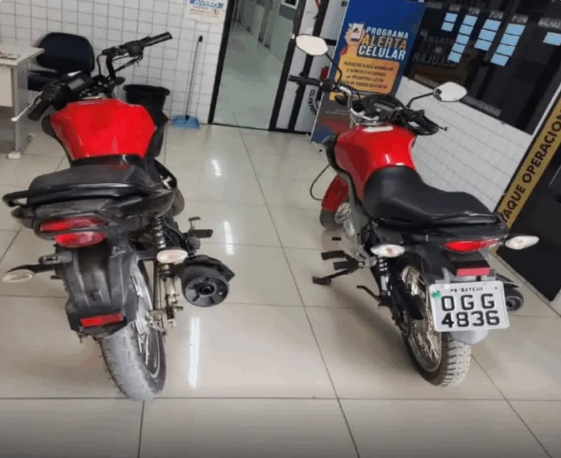 PM recupera motos roubadas em Arcoverde e Afogados e prende suspeito