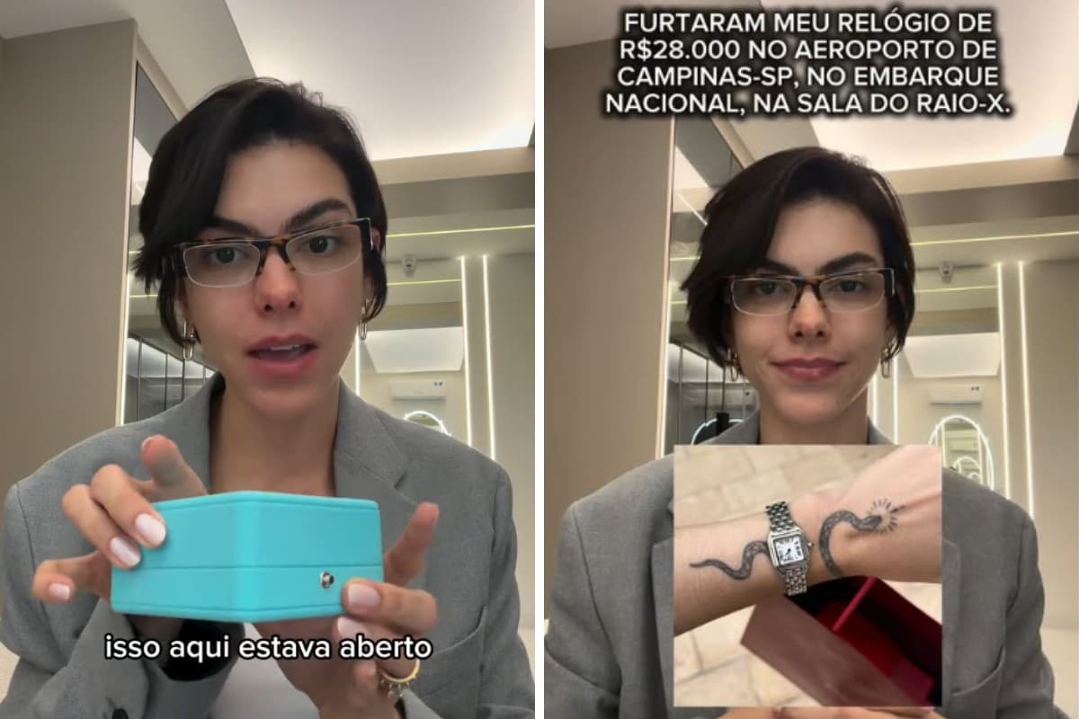 Polícia Civil descarta furto de relógio de luxo de influenciadora em aeroporto de SP