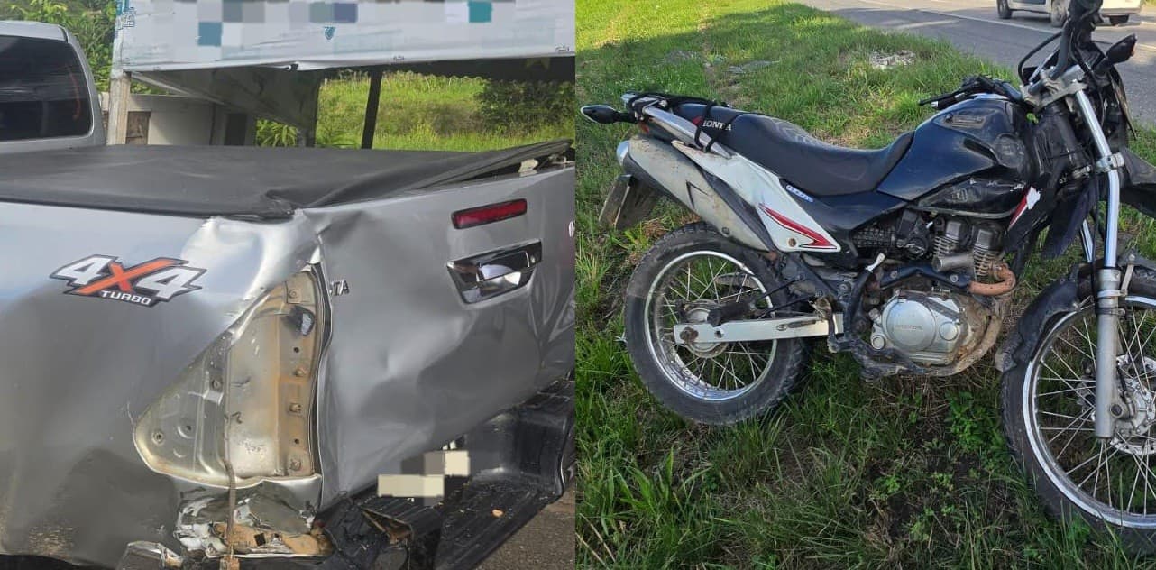 Motociclista morre após colisão traseira contra caminhonete na BR-232, em Moreno